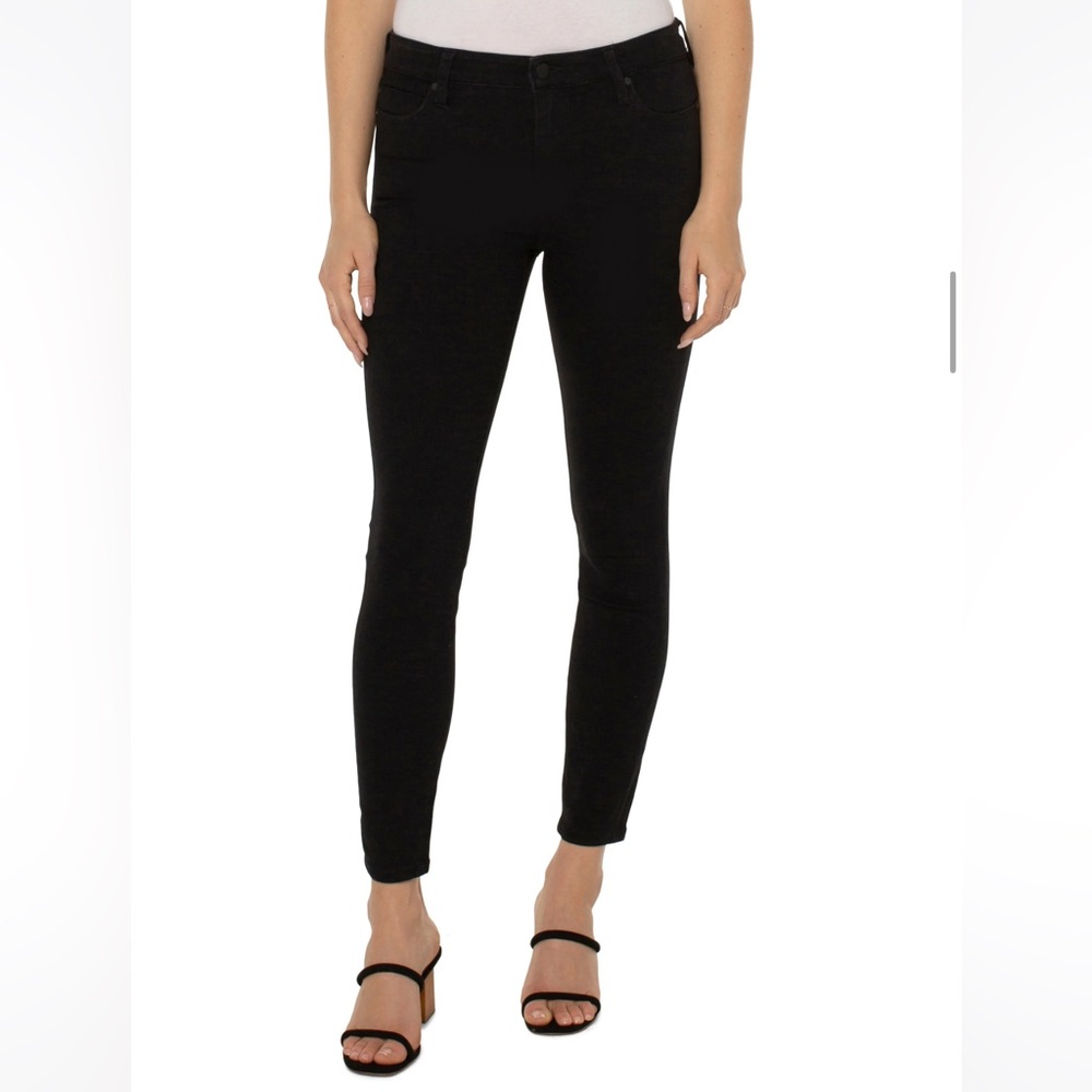 Liverpool Los Angeles Brie Ankle Skinny Jeans 4/27 Black